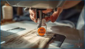 safely removing and disposing of the needle