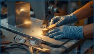 safety tips when cleaning your machine