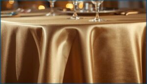 satin: smooth and shiny