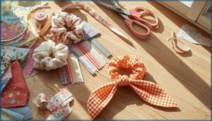 scrunchies and headbands