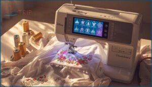 selection of built-in embroidery patterns