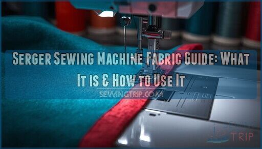 serger sewing machine fabric guide