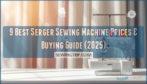 serger sewing machine price