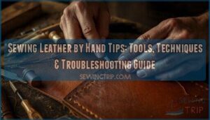sewing leather by hand tips