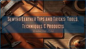 sewing leather tips and tricks sewing leather tips and tricks