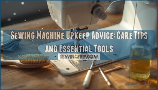 sewing machine upkeep advice