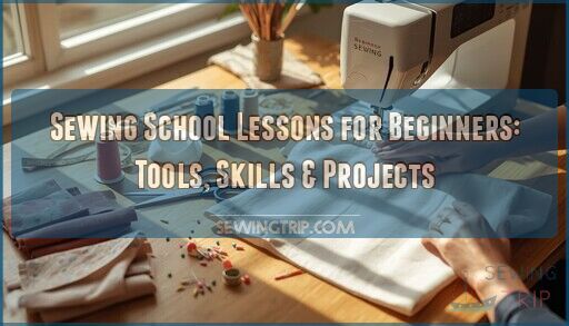 Sewing School Lessons for Beginners: Tools, Skills & Projects
