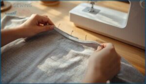 sewing shoulder seams sewing shoulder seams