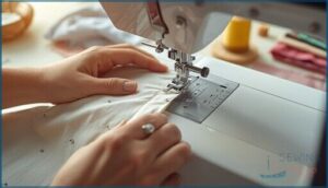 sewing side seams sewing side seams