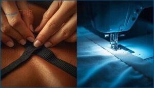 sewing velcro by hand vs. machine sewing velcro by hand vs. machine