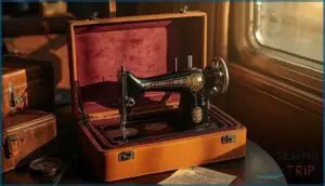 singer 221 featherweight: compact portability