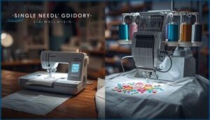 single-needle vs. multi-needle options