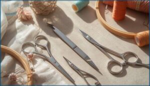 specialized embroidery scissors and snips