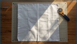 squaring up fabric for precision