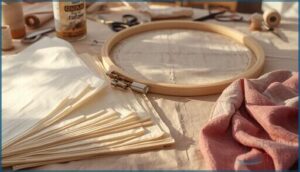 stabilizers and adhesives for quilting