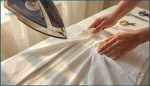 step-by-step guide to using iron-on tape