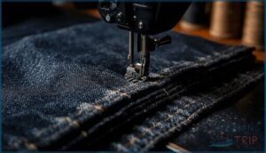 suitability for multi-layer denim repairs