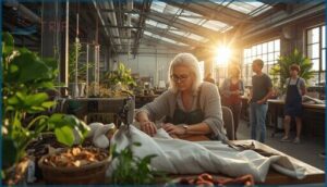 sustainability and labor in heavy industry sewing