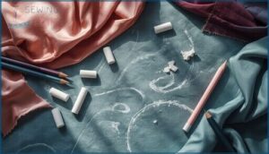 tailor’s chalk and chalk pencils