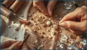 techniques for applying embellishments