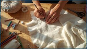 techniques for marking fabric accurately