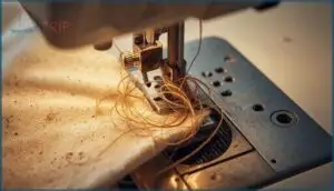 thread bunching under fabric