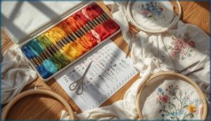 thread bundles and color variety