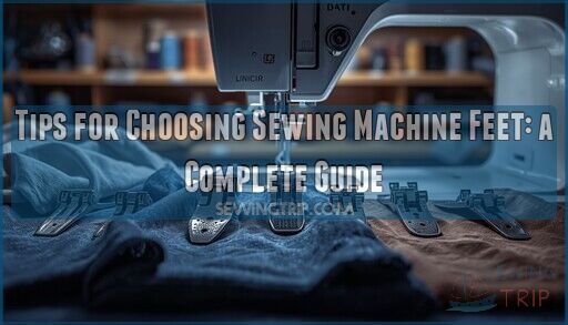 tips for choosing sewing machine feet