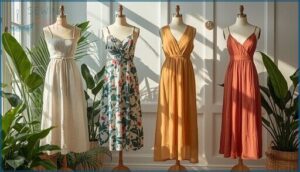 top 4 summer dresses and their fabric choices