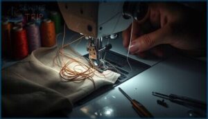 troubleshooting common automatic stitch issues