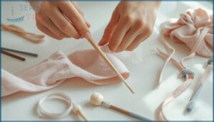 turn thin projects right side out