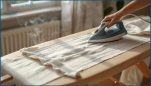 turning and pressing the runner turning and pressing the runner