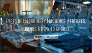 types of embroidery machines