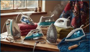 types of irons for quilting