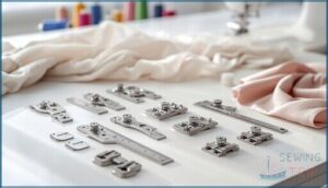 types of serger fabric guides