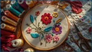 using appliqué embroidery in quilting