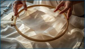 using floating and layering techniques