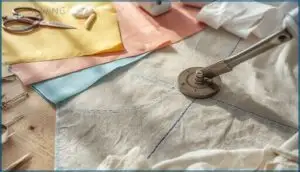 using tracing paper and tracing wheels