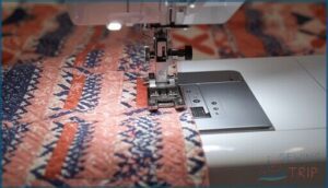 walking foot for straight-line quilting