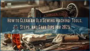 what to use to clean an old sewing machine