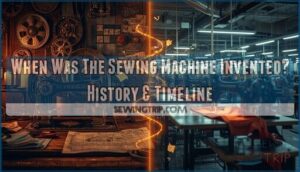 when was sewing machine invented