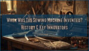 when was the sewing machine invented