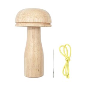10 Best Travel Sewing Machine Kits for Quick Fixes on The Go 4 Wooden Darning Mushroom Sewing Tools B0DQC9FG8R