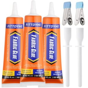 10 Best Fabric Glues for Patches: Reviews & Application Tips 1 3Pcs Fabric Glue Permanent, 60 B0CTMFZJ7P