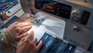 adjusting stitch length and width adjusting stitch length and width