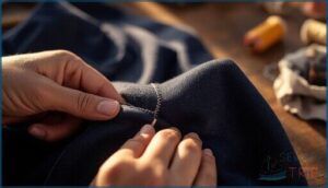 backstitch for strong seams