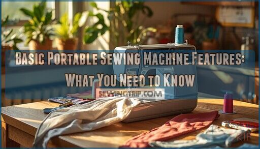basic portable sewing machine features