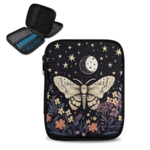 Top 10 Knitting Crochet Needle Cases & Storage Solutions 2025 7 Butterfly Crochet Hook Case Portable B0DC93WK48