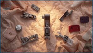 buttonhole and presser foot capabilities