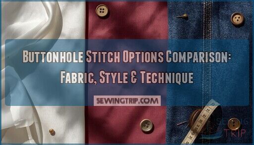 buttonhole stitch options comparison
